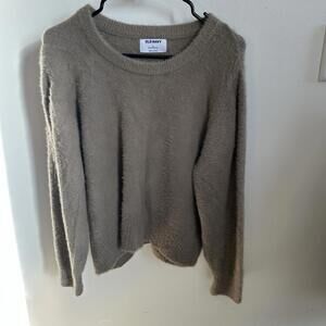 Old Navy Women's Size Extra LargeLong Sleeve Tan Fuzzy Sweater